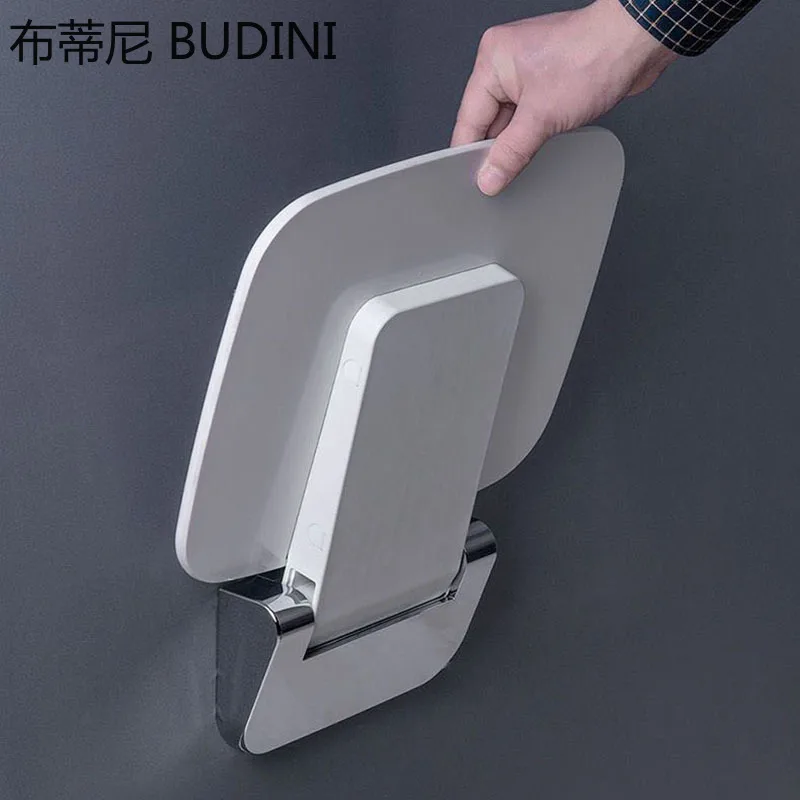 Bath Wall Chair Stool for Shower Bathroom Folding Seat Wall Stool Bath Elderly Toilet Shoe Changing