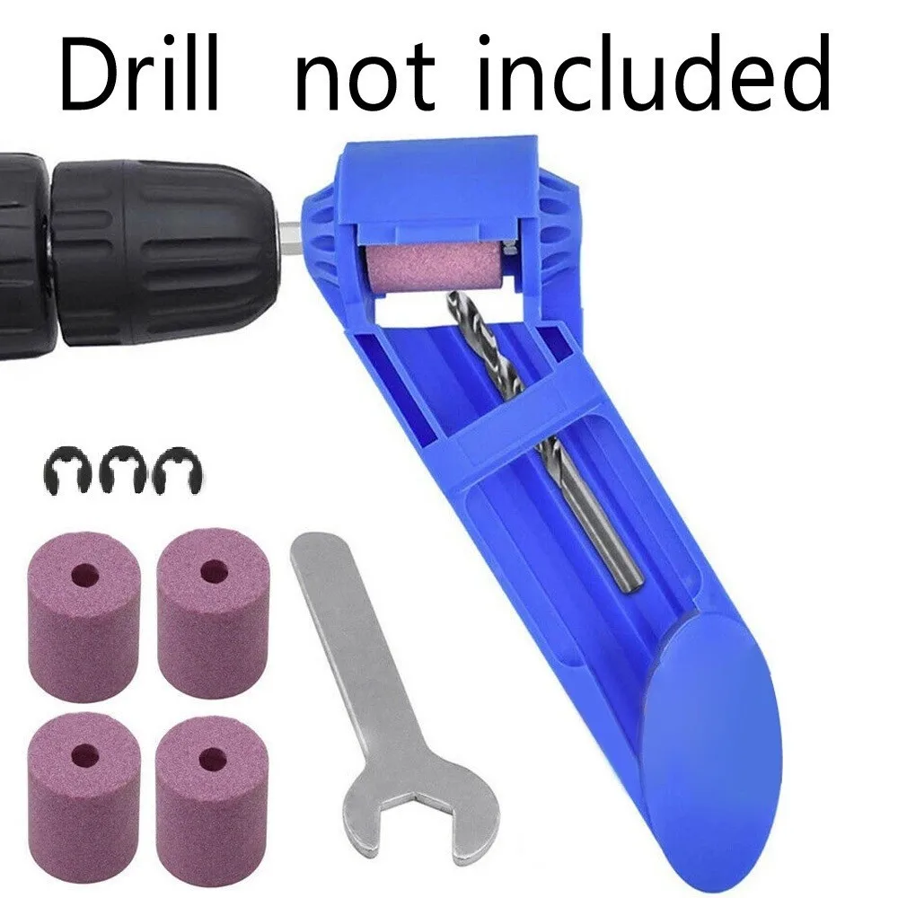 

1 Set Portable Drill Bit Sharpener Sharpening Tool Corundum Resisting Grinding Wheel Rotary Tool Polishing Hand Tools