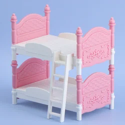 Miniature Dollhouse Double Bed - Decorative Bedroom Furniture (Mini Double Bed)