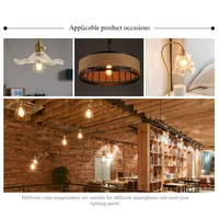 Светодиодная лампа накаливания E27 Ретро Лампа Эдисона 220 В 2 Вт 4 Вт 6 Вт 8 Вт E14 Винтажная свеча Глобус Люстра Освещение COB Домашний декор Свет — изображение 6