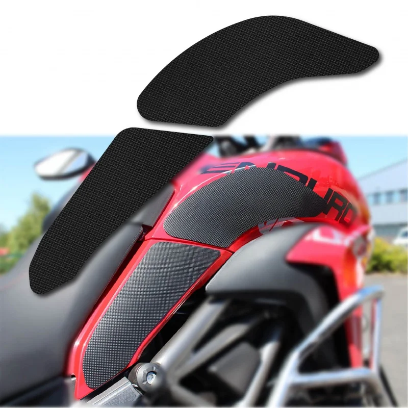 For Ducati Multistrada 950	2017-2021 3M Self Adhesive Silicone Non-Sliptank Pads Traction Grips 3D Rubber
