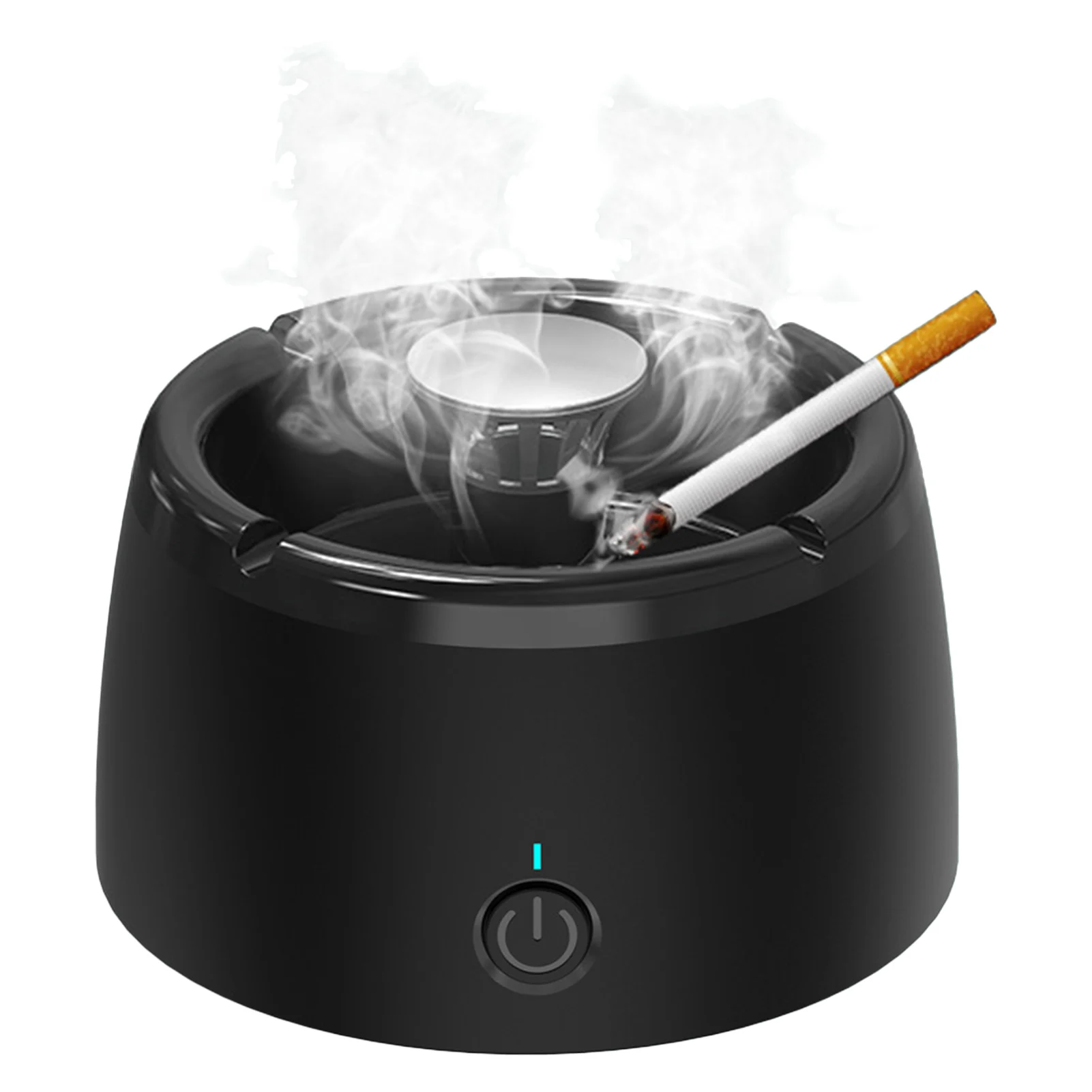 Smokeless Ashtray For Home Usb Rechargeable Negative Ion Air Cleaners