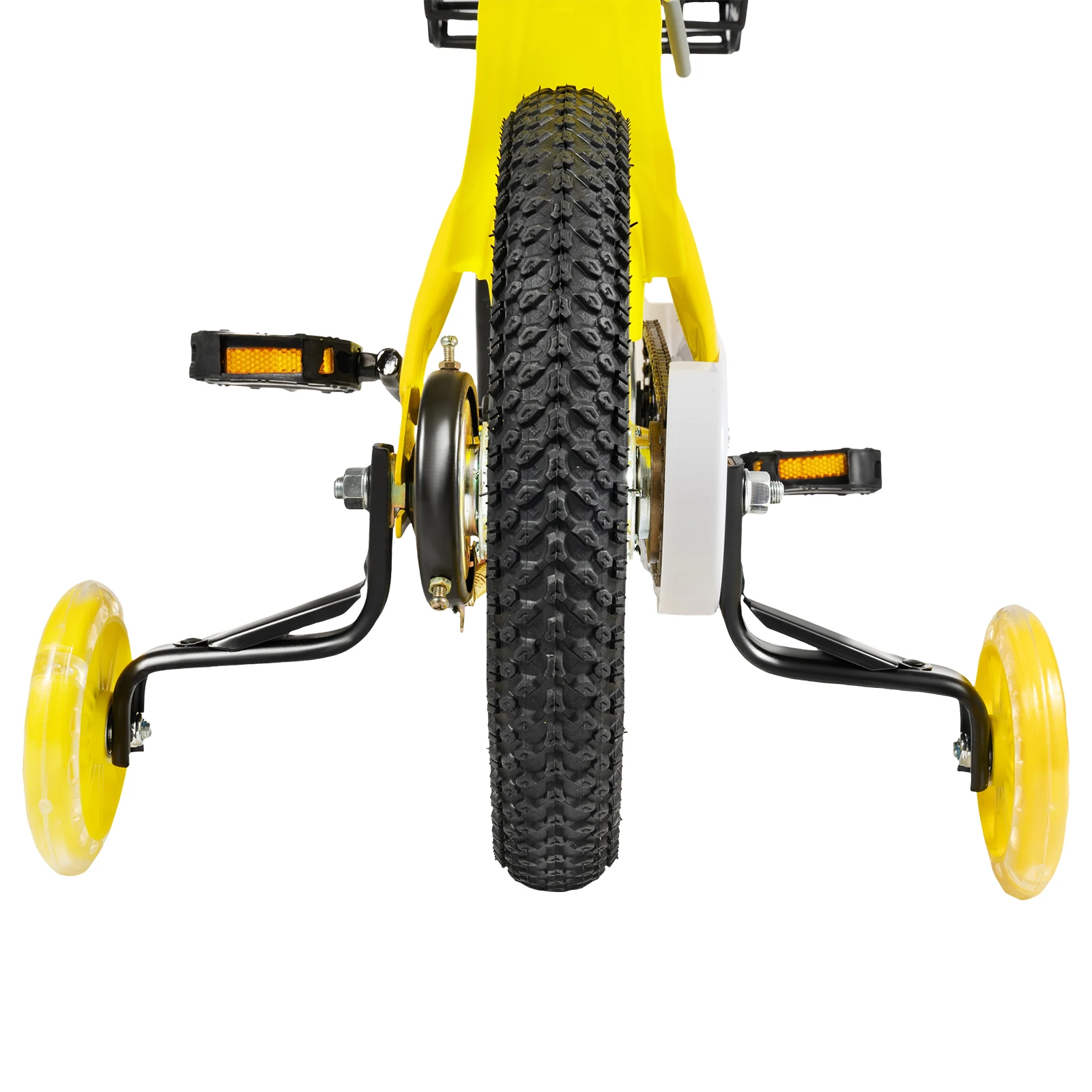 12-Zoll-Kinderfahrrad mit Stützrädern, LED-Lichtern, verstellbarer Höhe, leichtes Fahrrad aus Karbonstahl für Jungen und Mädchen im Alter von 2-4 Jahren – Detail 9