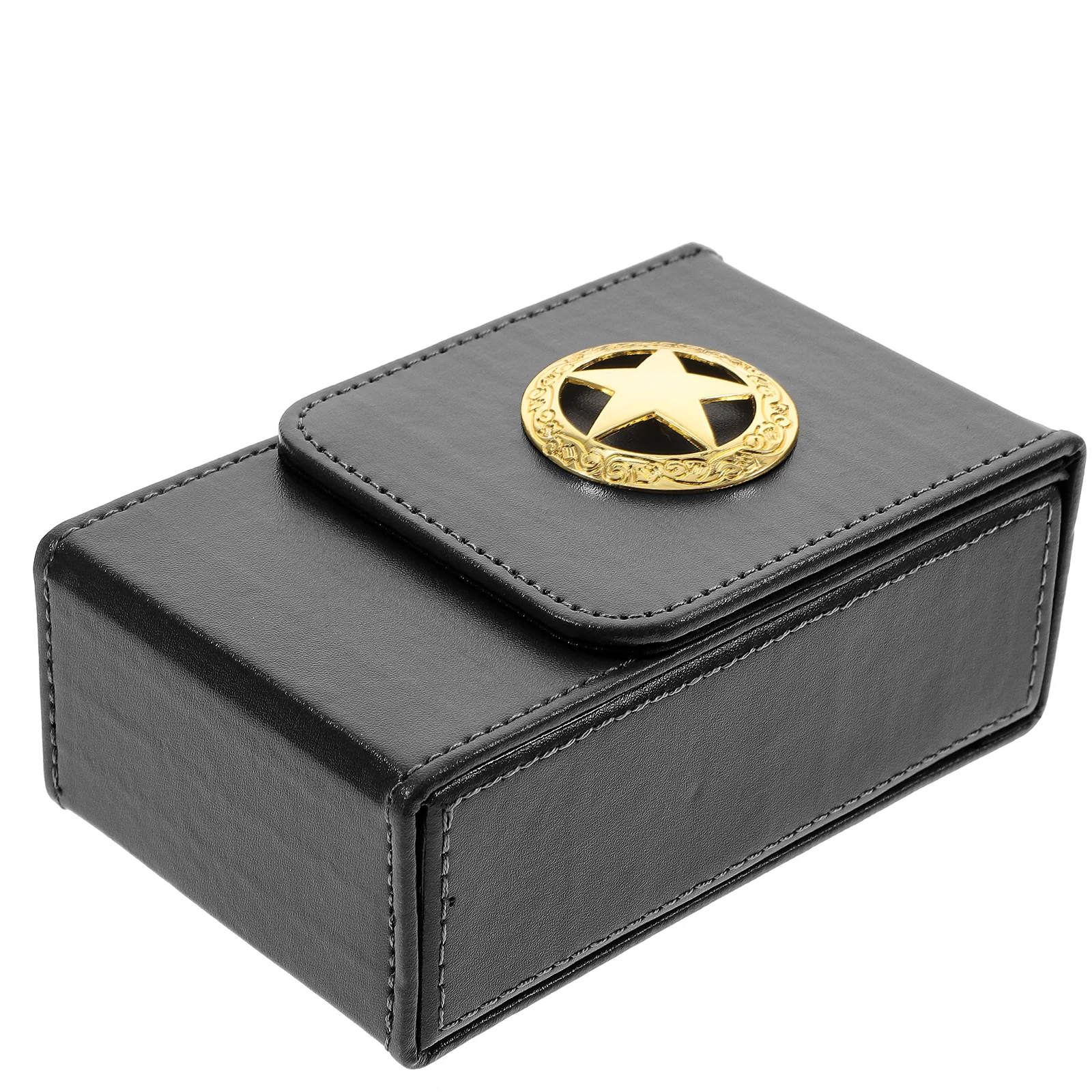 

PU Tarot Cards Storage Box Large Capacity Card Collection Display Container Portable Keepsake Organizer