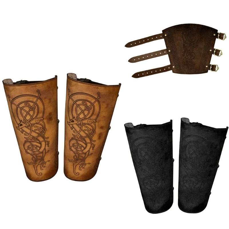 

MXMB Middle Ages Wristband Cuff Perfect for Parties and Gatherings Industrial Age Cosplay for ComicCon Costume