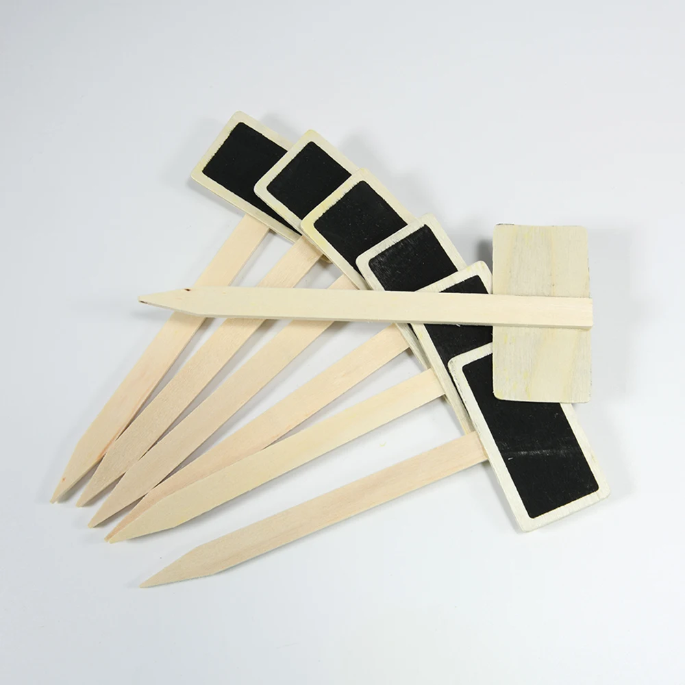 5/10/20Db Mini Wooden Calatboard Növényi Jelölők Signs Kerti Virágok És Növények Címkék Dekorációs Szerszámok - Image 5