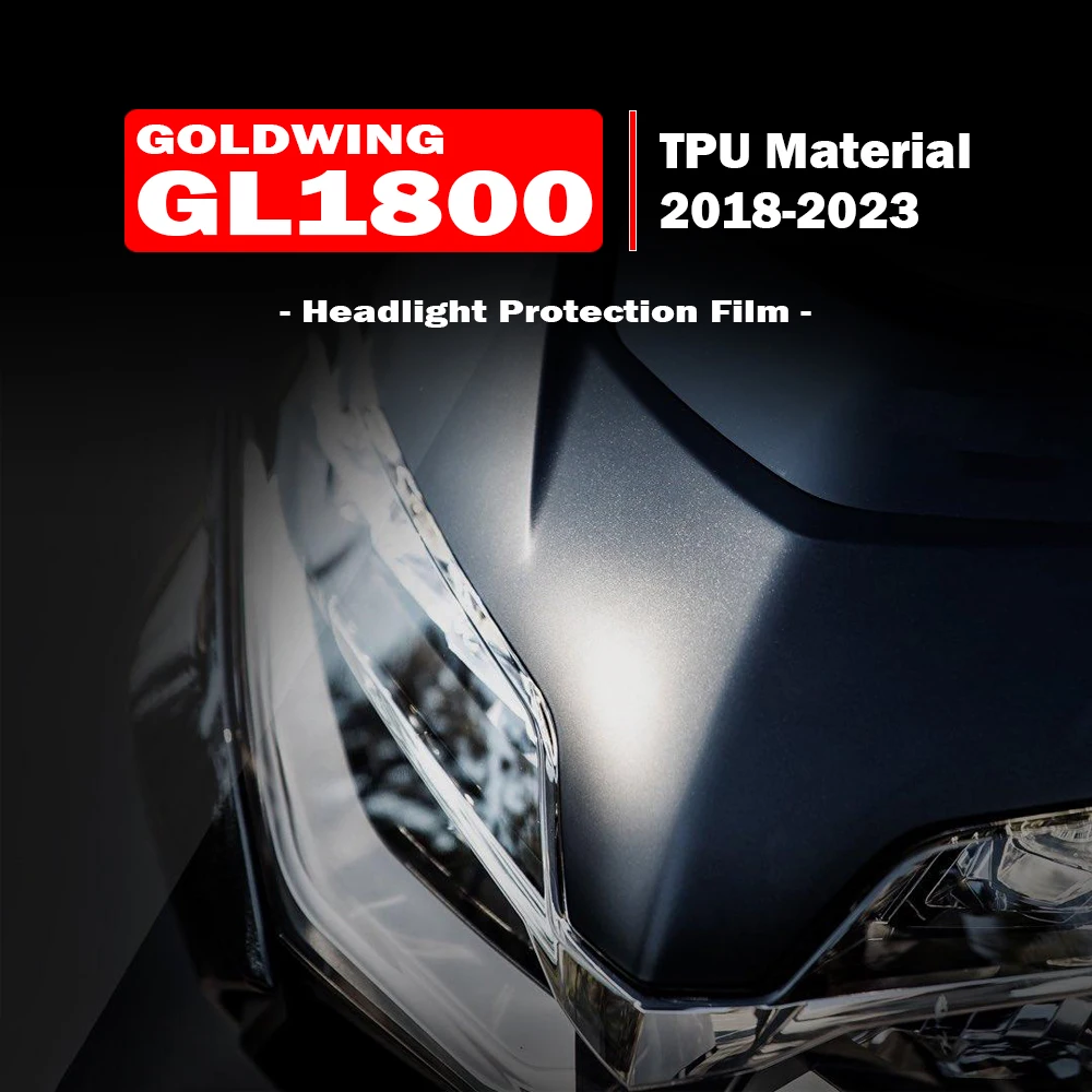 GL1800AccessoriesMotorcycleHeadlightProtectionFilmforHonda