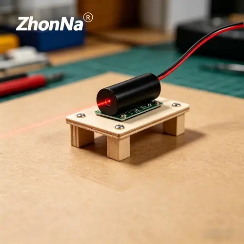 ZhonNa 532nm Green Cross Laser Module DC 3V-5V Line Generator for Wood Stone Cutting Machine Positioning And Alignment - Image 8
