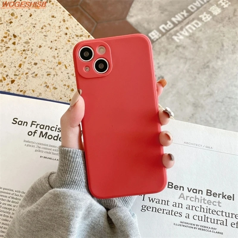 Premium Luxury Liquid Silicone Soft Thin Phone Case Cover