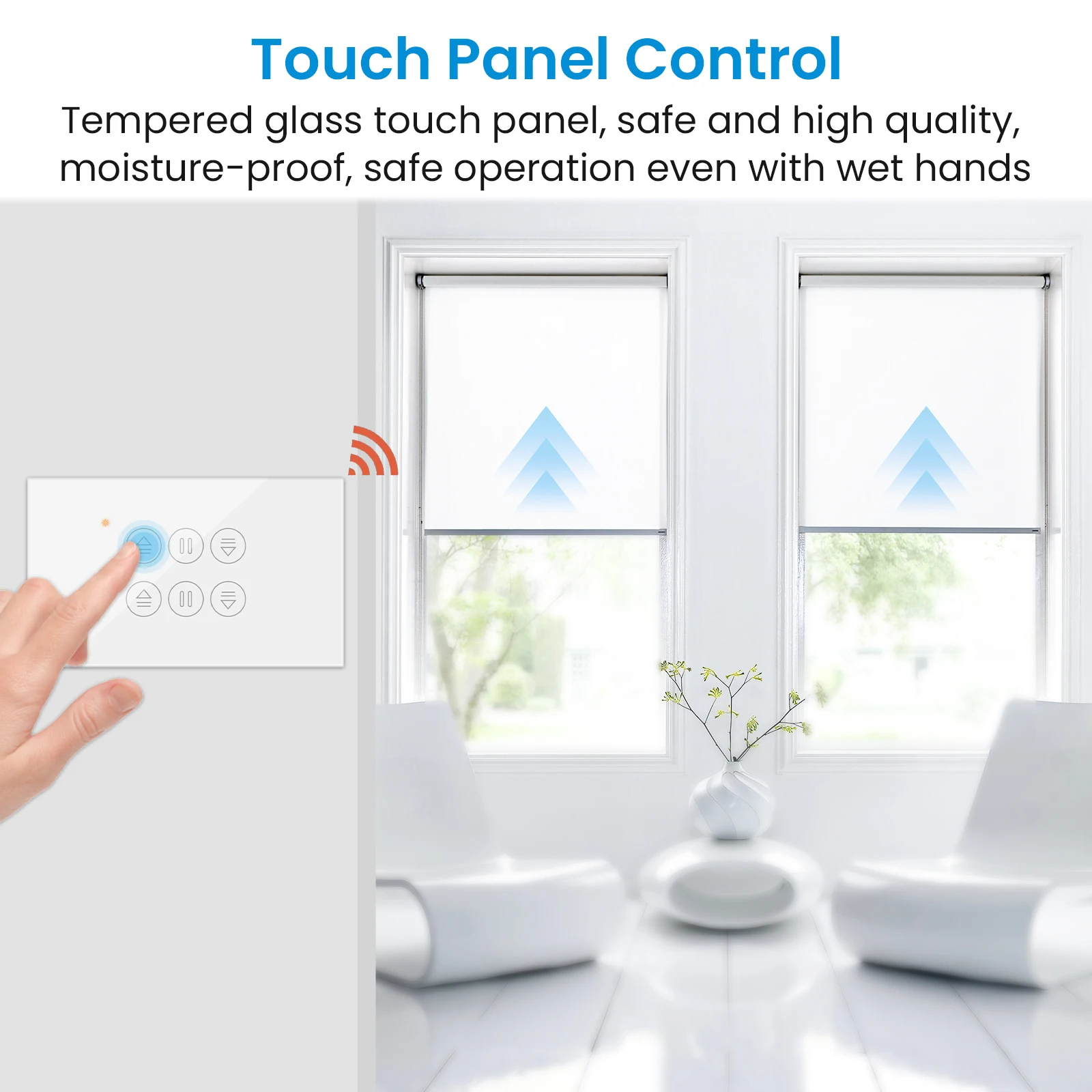 LoraTap Tuya ZigBee 3.0 관형 모터 용 미국 이중 커튼 스위치 백분율 Google Alexa 음성 제어 홈 어시스턴트 DIY