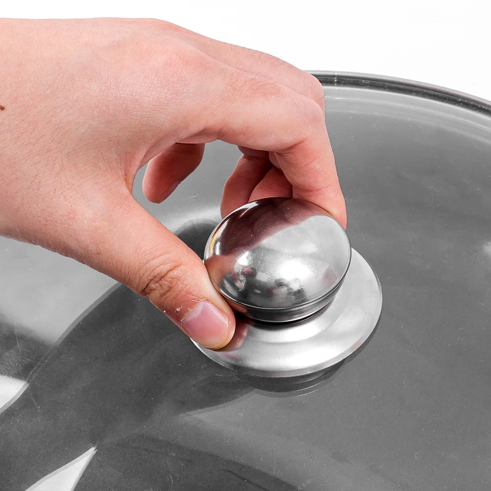 Description Picture 5 of itemReplacement Pot Lid Knobs Handle for Glass Lid Knobs Stainless Steel Pots Pan Cover Holding Tops Cookware Tools with Screwdriver
