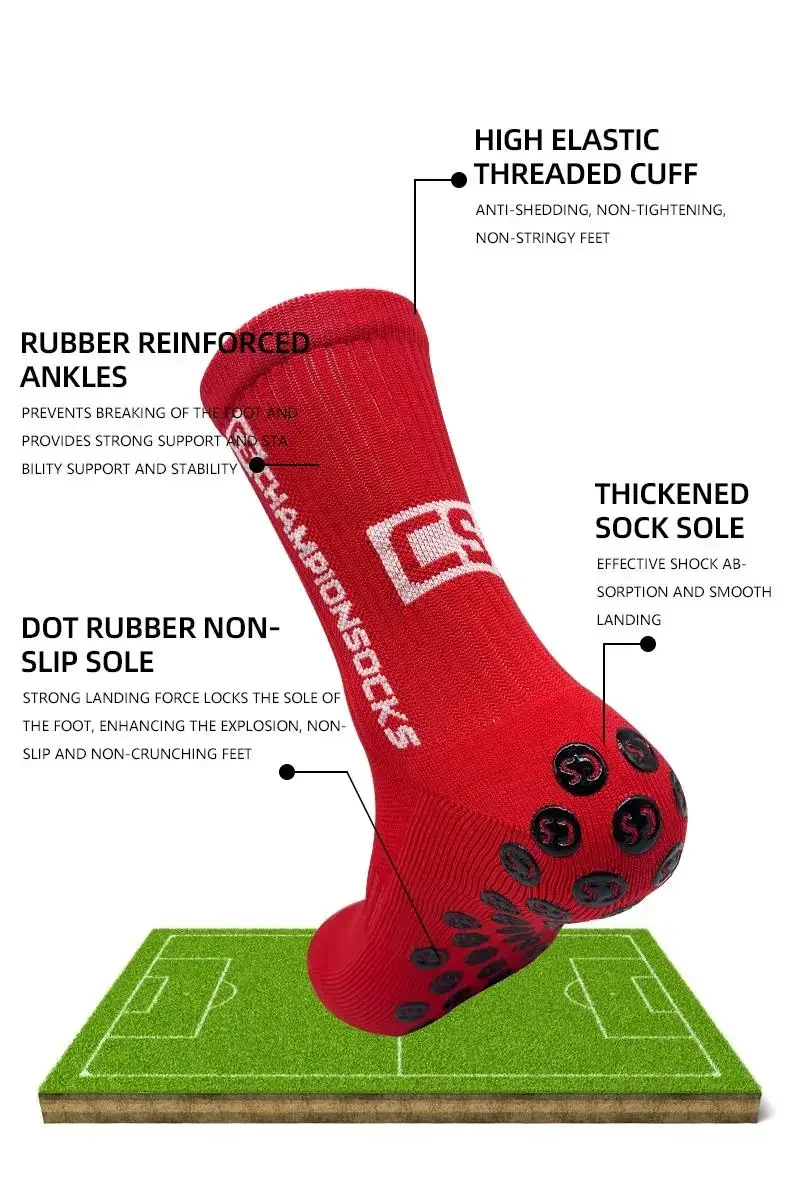 Chaussettes de sport décontractées antidérapantes