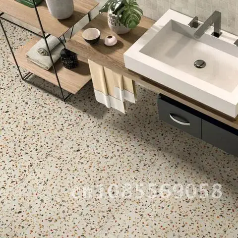 

Stone Tile Sticker PVC Self-Adhesive Removable Bathroom Kitchen Decorative Stickers Marble Pattern Anti-slip Floor Sticker