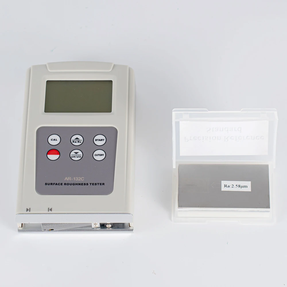 Digital Surface Roughness Tester Meter AR-132C Portable Surface Profile Gauge Measures Range Ra: 0.05-10.00um Rz: 0.020-100.0um