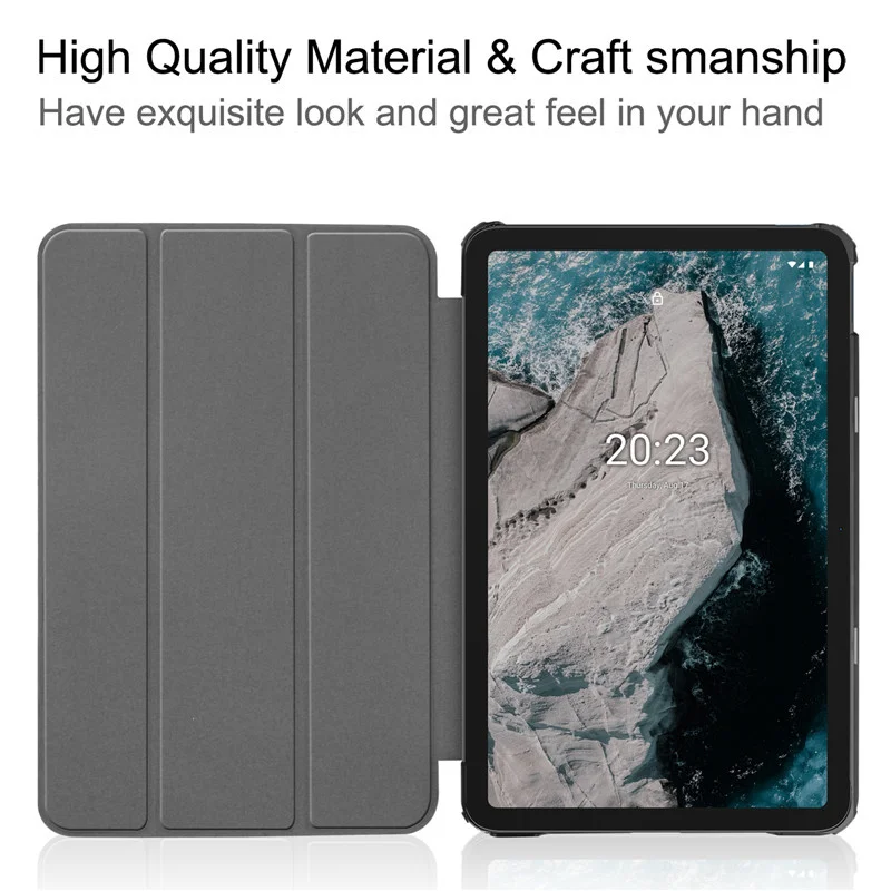 Trifold Magnetic PU Leather Stand Smart Cover