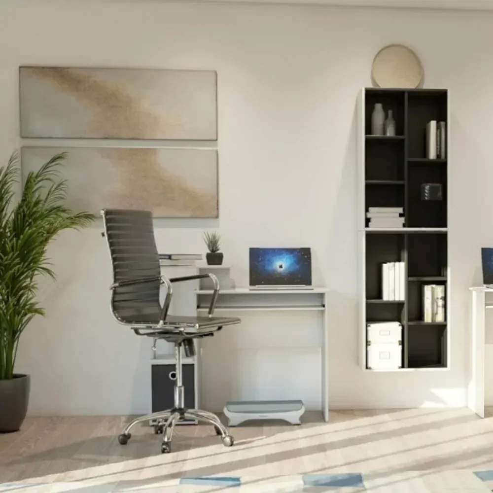 Room Desk to Study White/Black Furniture Econ Multipurpose Home Office Computer Writing Desk Table Pliante Desks Reading Gaming 2