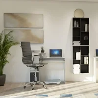 Room Desk to Study White/Black Furniture Econ Multipurpose Home Office Computer Writing Desk Table Pliante Desks Reading Gaming 2