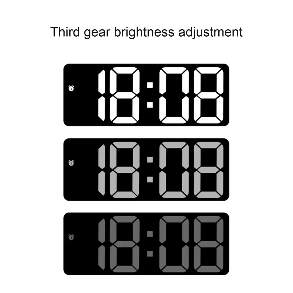 

Digital Alarm Clock Large Screen Snooze Function Easy-to-Read Multifunctional Desktop LED Alarm Clock Office Supplies