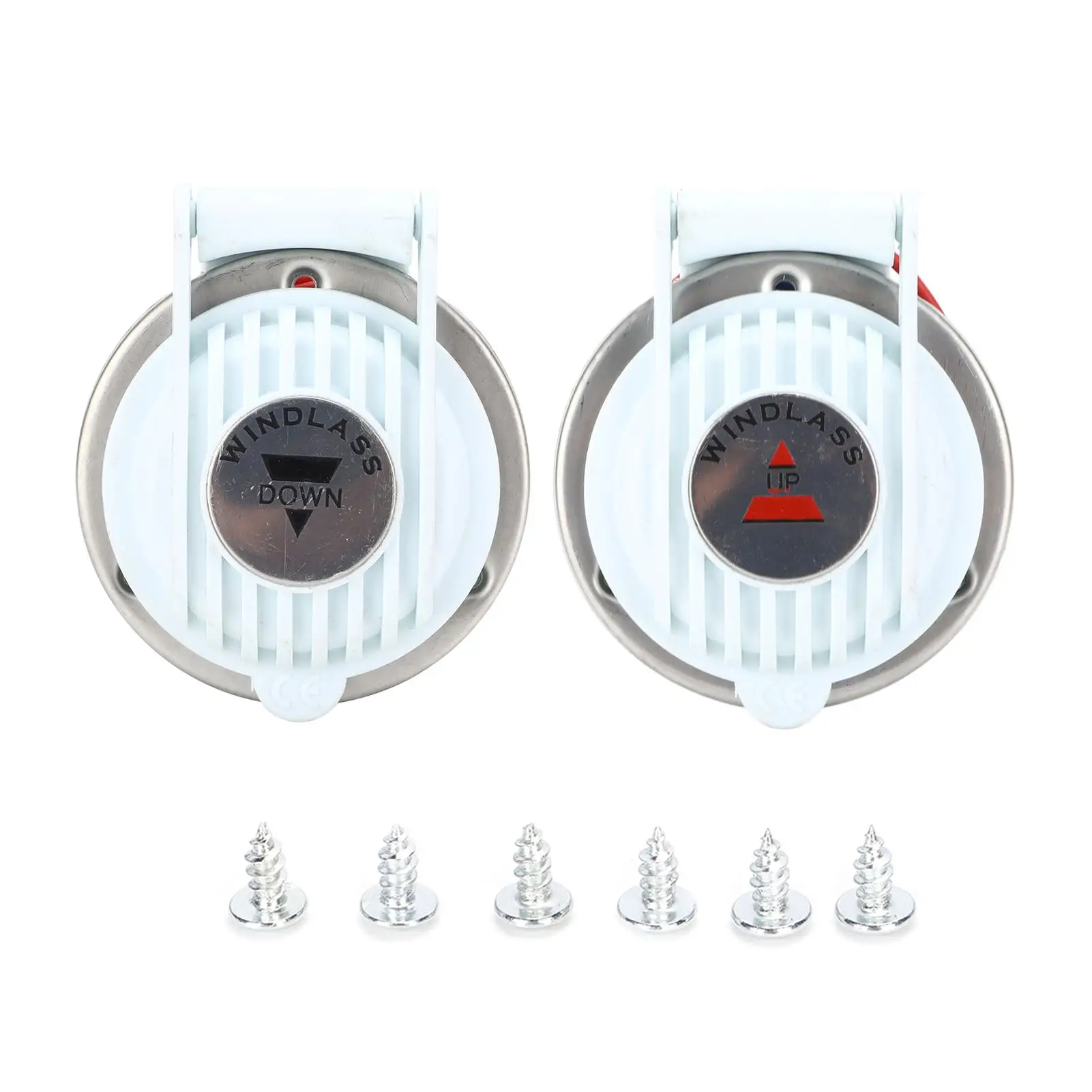 Interruttore A Pedale In Verricello Bianco Per Verricello Navale Funzionamento A Pulsante Facile Controllo A Mani Libere Su E Giù