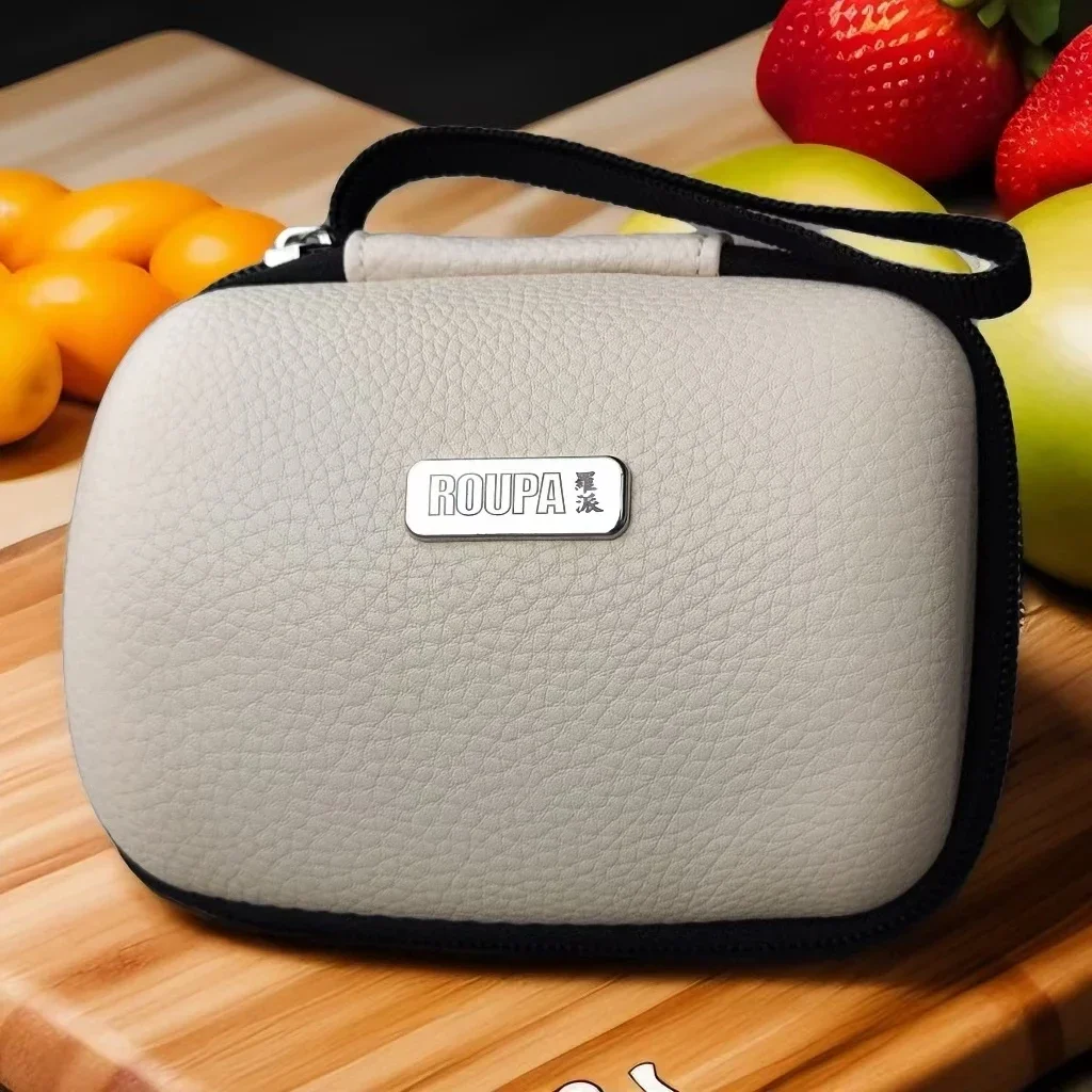 Wine Bag with Wine Glasses Travel Portable Leather Box Whiskey Cup 360ml Glass Carrier and Portable Wine Bags 4