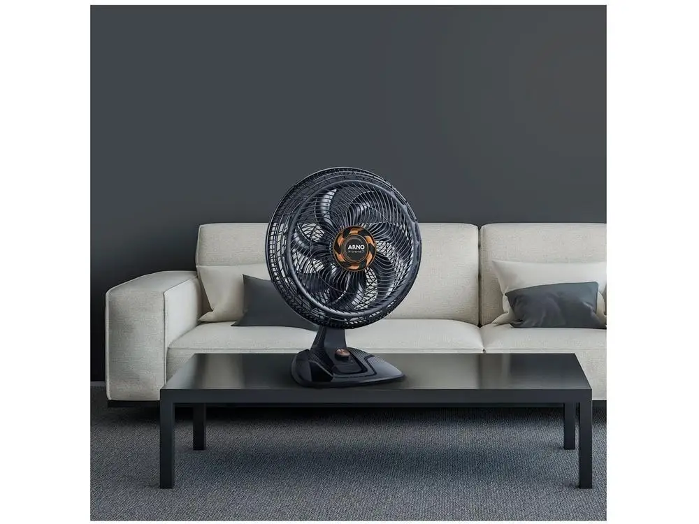 Ventilador de Mesa Arno X-Treme 7 40cm 7 Pás 3 Velocidades Cinza e Cobre - 220V 3