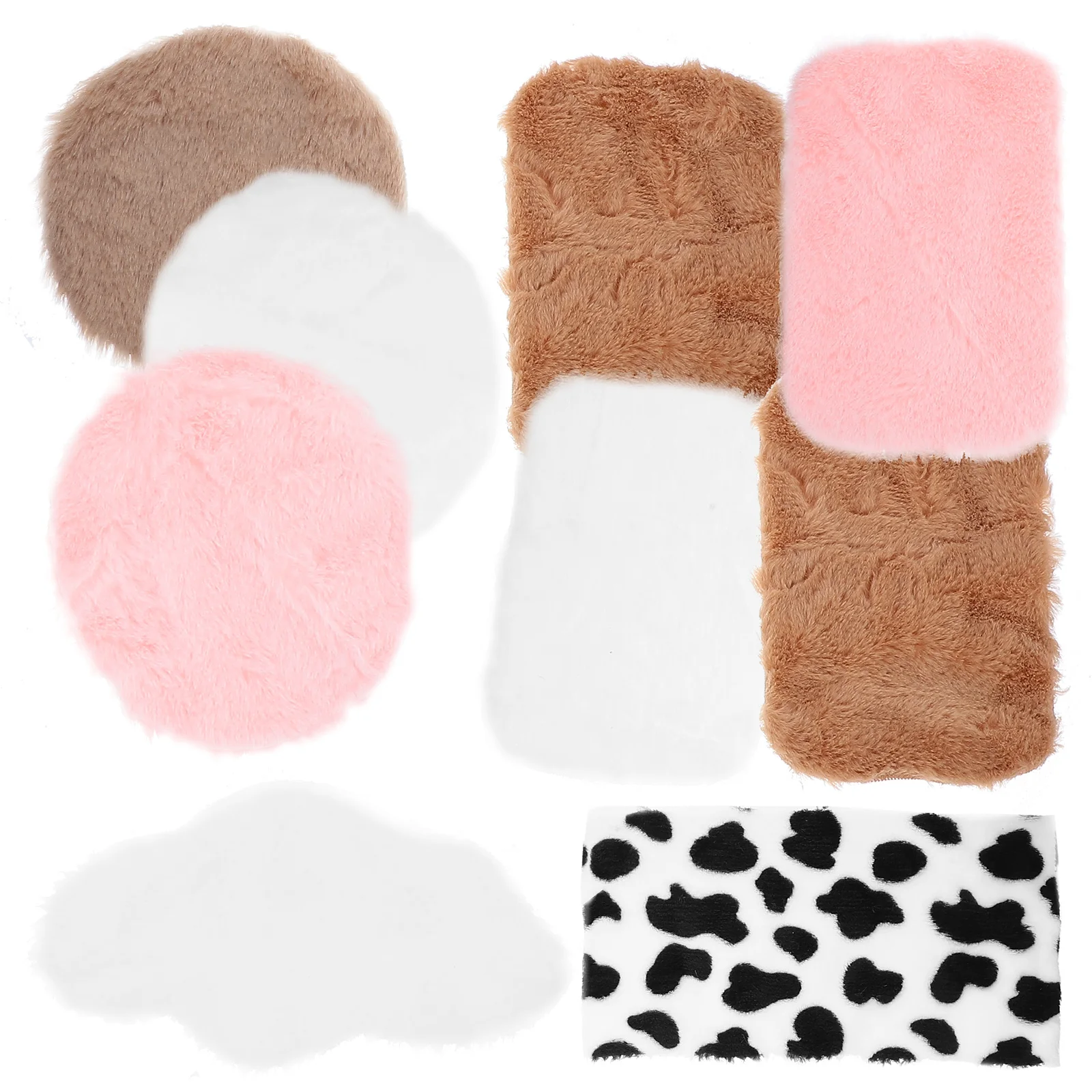 9 Pcs Area Rugs Mini Small House Carpet Micro Landscape Models Round Decoration Adornments Miniature Child 3