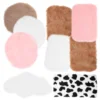 9 Pcs Area Rugs Mini Small House Carpet Micro Landscape Models Round Decoration Adornments Miniature Child 3