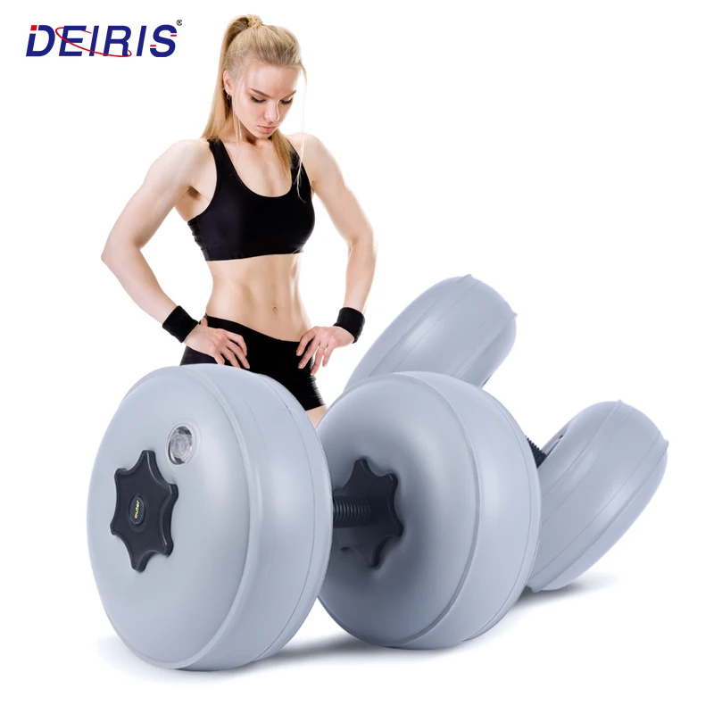 

Travel Dumbbell 13-15kg Adjustable Weight Soft PVC Material Water Filled Dumbbell Home Gym Exercise Weight Lifting for Men Women