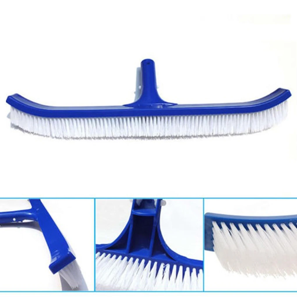 

18 Inch Swimming Pool Brush Pond Cleaner Cleaning Wall Floors Tiles Portable Mini Broom Scrubber