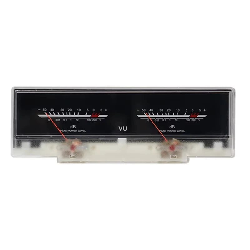 Hot Sale Double Pointer VU Meter Stereo Audio Amplifier Board DB Sound Level Indicator Meter Adjustable Backlight With Driver