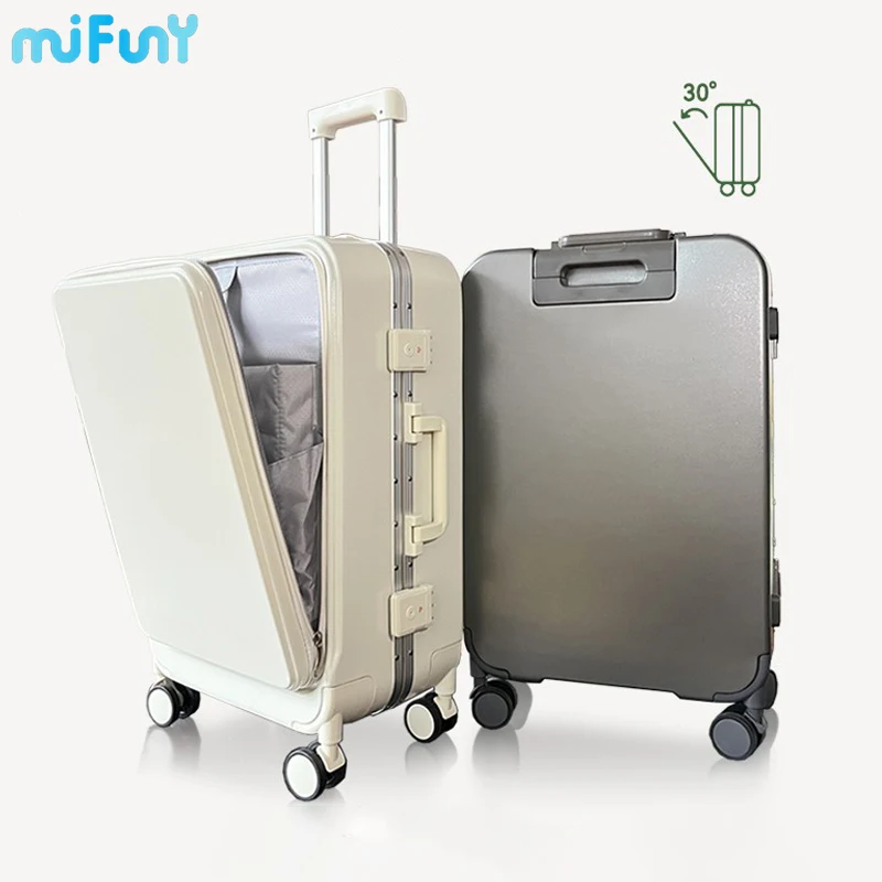 

MIFUNY Rolling Luggage Travel Bags Student Universal Wheel Password Aluminum Frame Suitcases with Wheels Carry on Luggage 2023