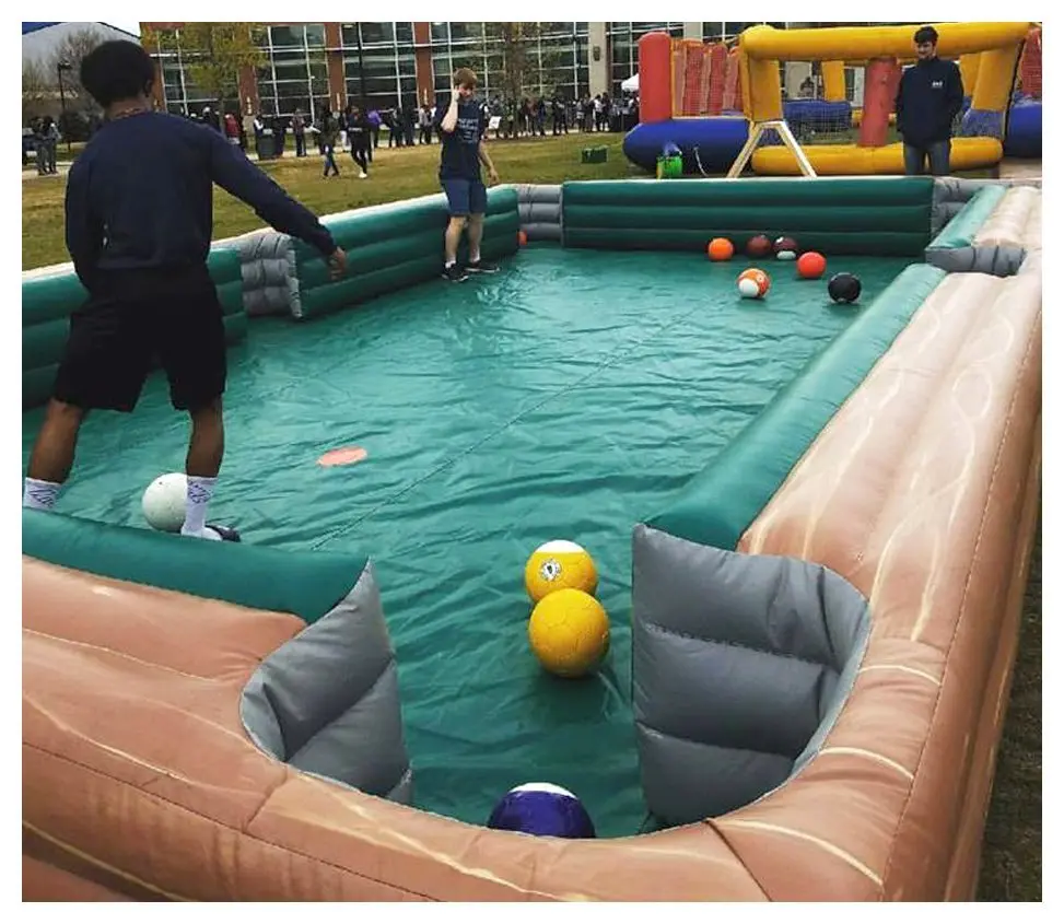 Inflatable Billiards PoolInflatable Snooker Ball Game Soccer Pool Table Inflatable Billiard Ball