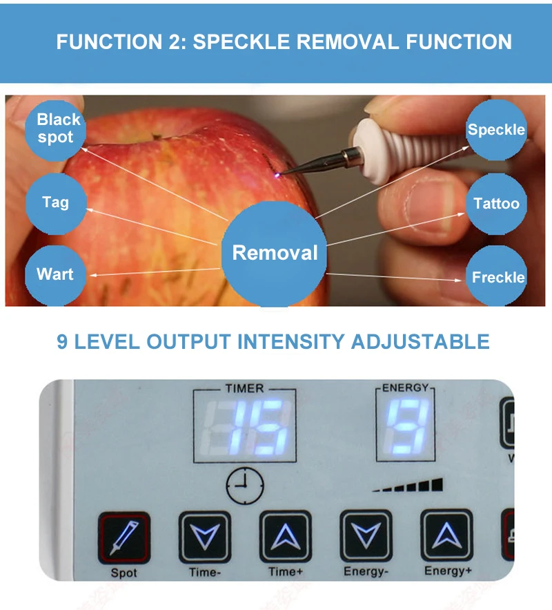 H3232 Ultrasonic Facial Massager Skin Care High Frequency Ultrasound Tightening Anti Aging Wrinkle Removal Salon Beauty Machine 5