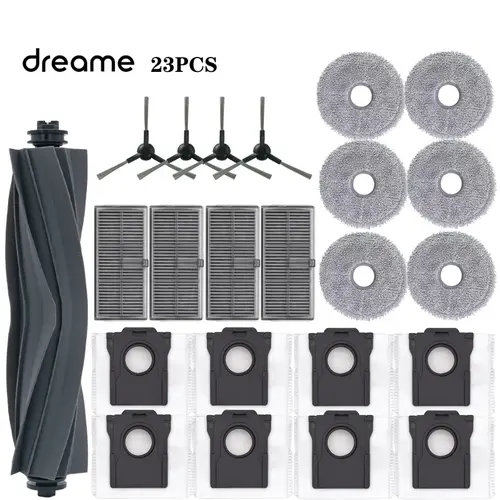 Dreame L10s Pro Ultra Heat, X30 Ultra, X30 Pro Vacuum Cleaner Replacement Accessories Main Side Brush Filter Mop Dust Bag - Image 14