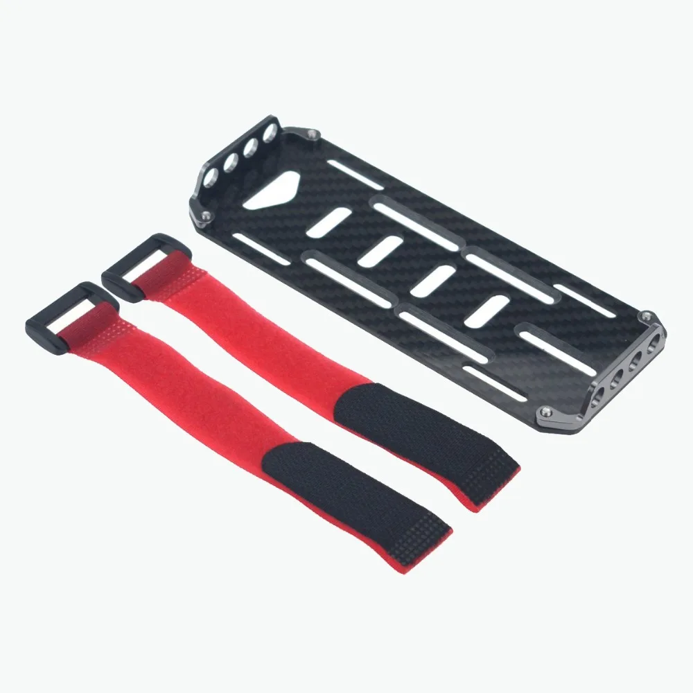 

Carbon Fiber Battery Mounting Plate Tray for 1/10 RC Crawler car Axial SCX10