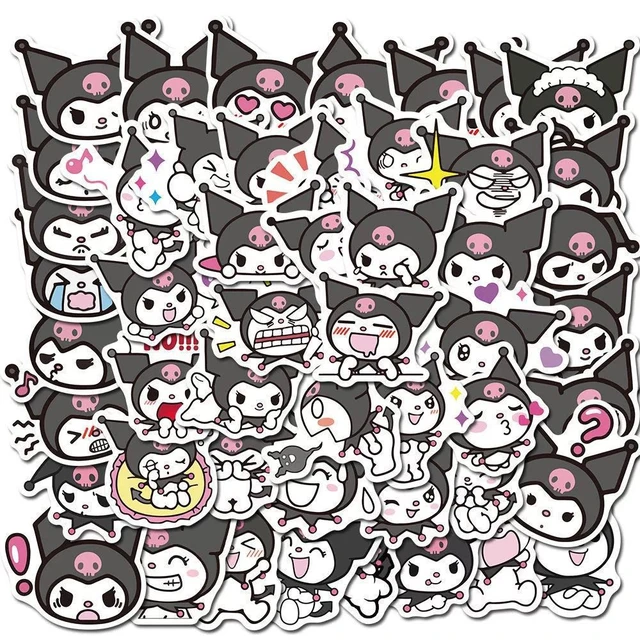 50pcs Hello Kitty Sticker Toys for Girls Kawaii Stickers Cute Sticker Pack  Sanrio Stickers Laptop Skin Kuromi My Melody Sticker