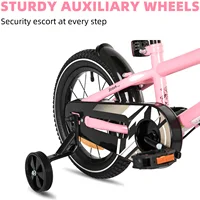 Vélo pour enfants STITCH pour filles et garçons de 3 à 9 ans, vélo pour enfants de 14/16/18 pouces avec roues d'apprentissage et freins à main 4