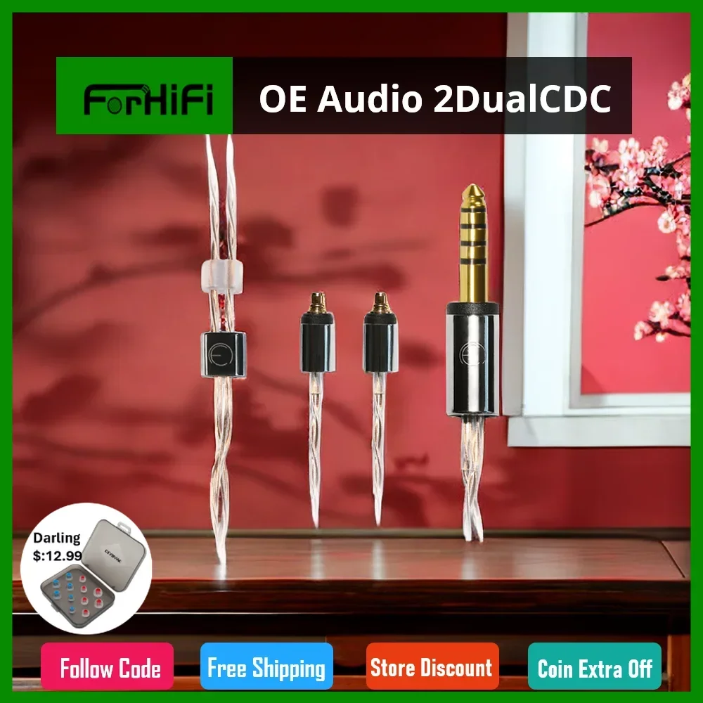 

OE Audio 2DualCDC Oxygen Free Copper Updated 4.4mm Cable CDC IE300/IE900/N5005