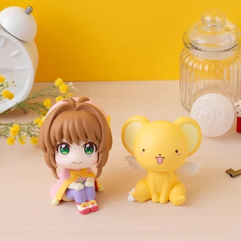 Card Captor Sakura Kinomoto Sakura Cerberus action figure chibi 10cm 4