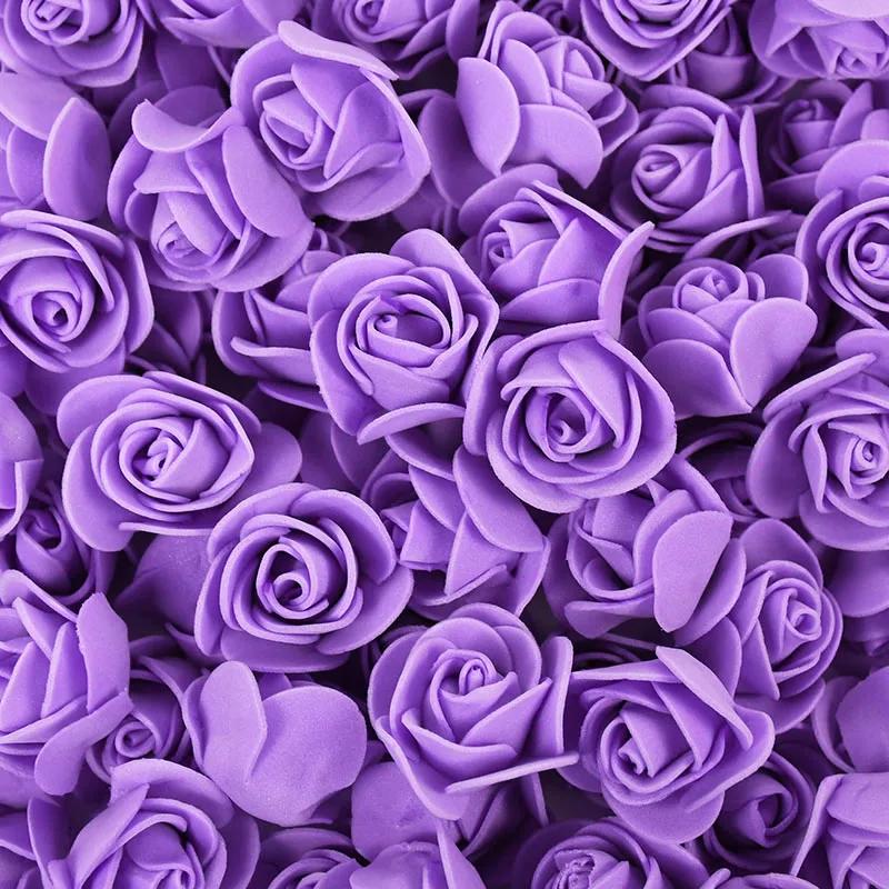 thumbnail image 1 of 50/100/200Pcs 3.5cm PE Foam Rose Head Artificial Flower For Wedding Birthday Party Home Decor DIY Bear Rose Valentines Day Gifts, 1 of 5