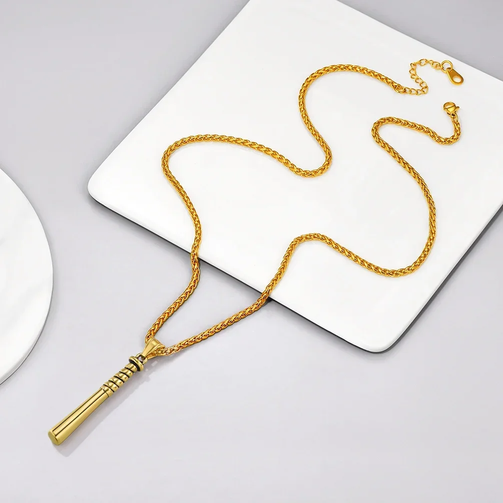 Baseball Bat Necklace for Men