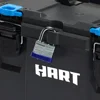 21" Modular Tool Box System with Interior Organizer Tray Heavy-Duty Latches Reinforced Hinge and Locking Point Durable and 6