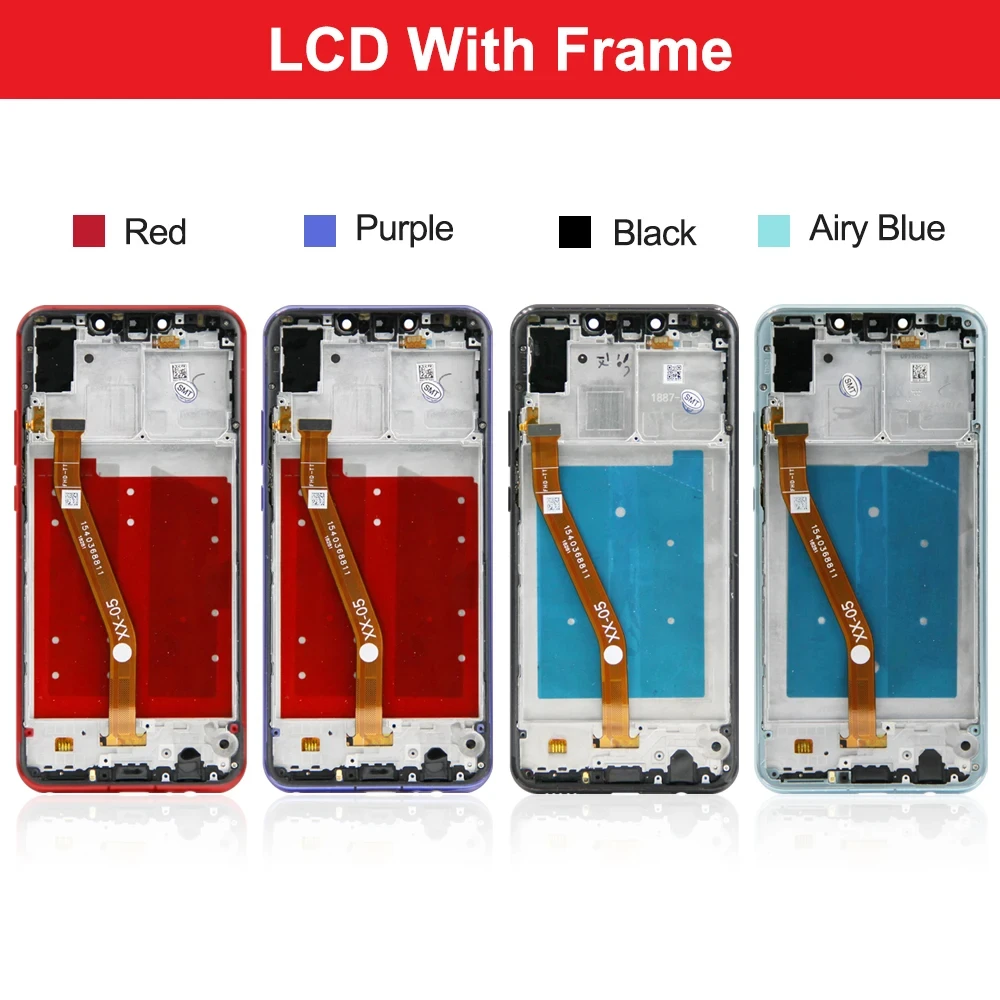 6.3'' For HUAWEI Nova3 LCD PAR-AL00 LX1M LX1 LX9 TL20 LCD Display Touch Screen Digitizer Assembly Replacement Parts With Tools
