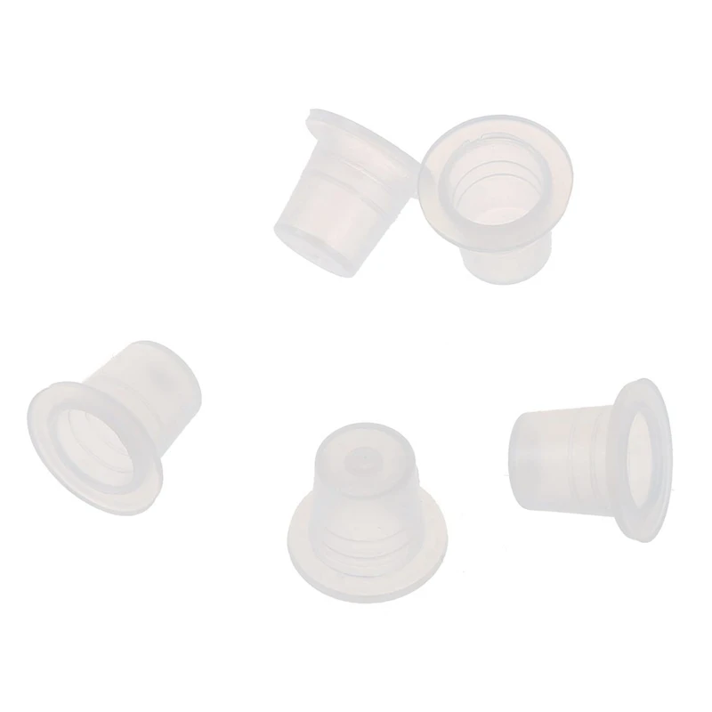A97P 1000 Pcs 8Mm Small Tattoo Ink Cups Caps For Needle Tip Grip Power Supply Sm