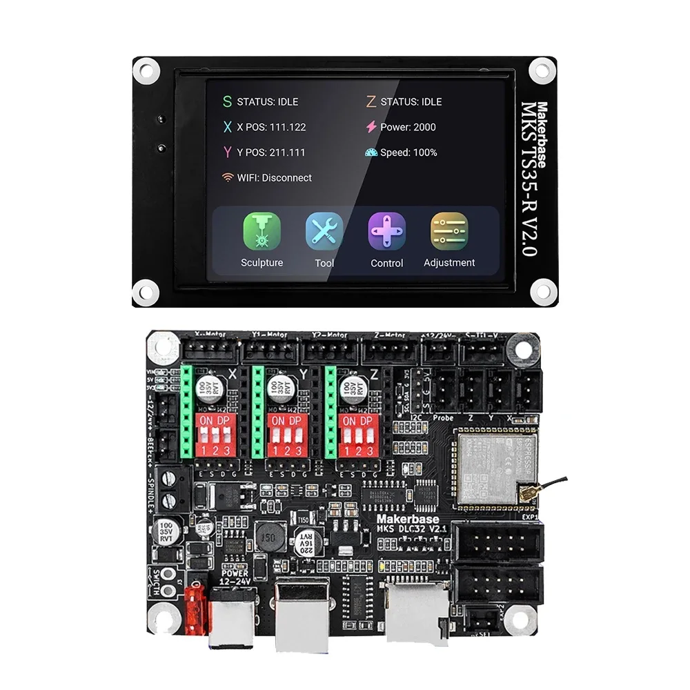 DB  Ÿ ǰ Makerbase MKS DLC32 V2.1   Ʈѷ,  TFT ġ ũ, TS24 TS35-R, 32 Ʈ