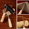 Leather Sewing Stitching Craft Sewing Kit Waxed Thread Hand Quilting Needles Sewing Awl For Beginner Leather Upholstery Repair - Image 5