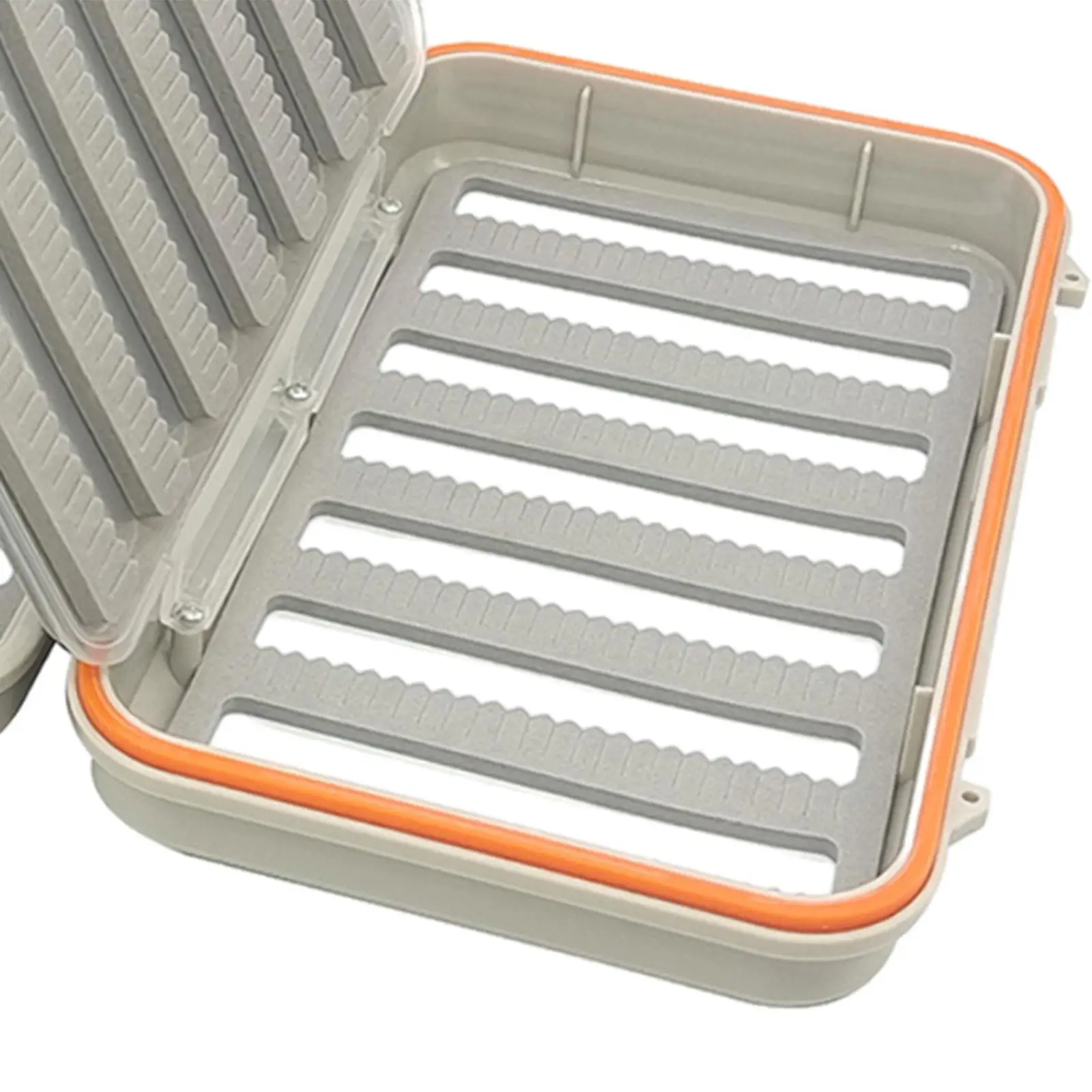 Waterproof Fly Box Organizer Fly Fishing Storage Case for Bass Trout Gear Dry