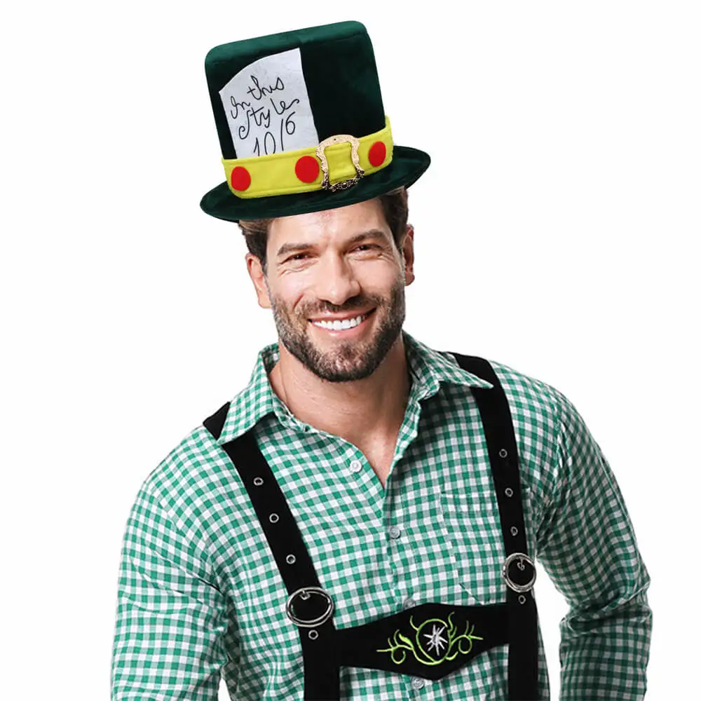 Mad Hatter Hat Adults Movie Role Play Cosplay Props Halloween Christmas Party Gifts