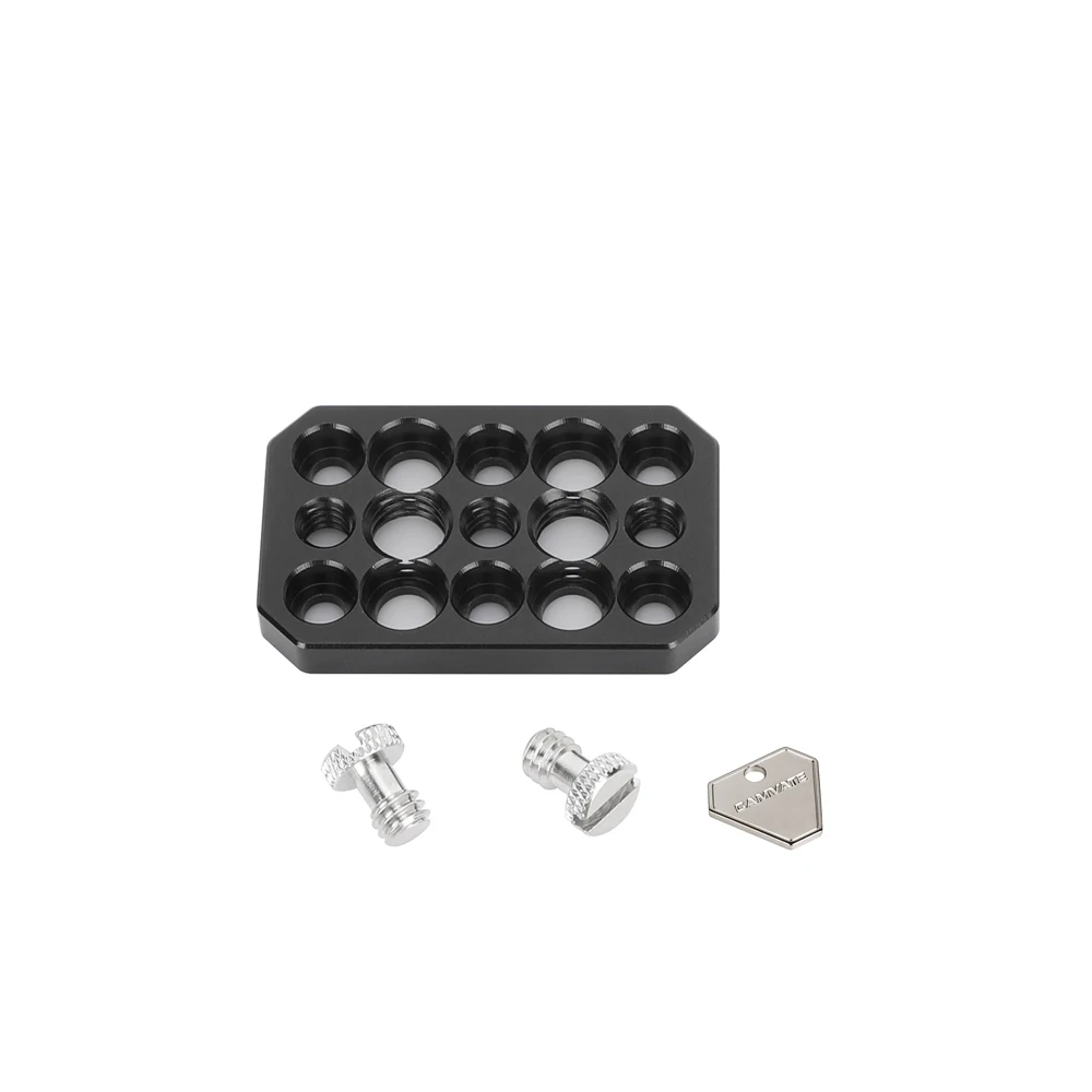Mini Quick Release Mounting Plate with 1/4"-20 & 3/8"-16 Threads Extension Plate