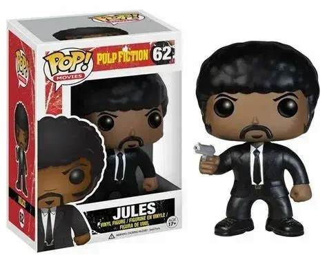 thumbnail image 4 of Funko Pop 63# Pulp Fiction Jimmie JULES VINCENT VEGA BUTCH COOLIDGE 10cm Figuras de acción de vinilo Colección Modelo Juguetes para niños, 4 of 5
